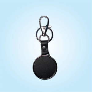 Black Metal Keychain